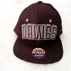 Mississippi State Football DAWGS Snapback Hat New